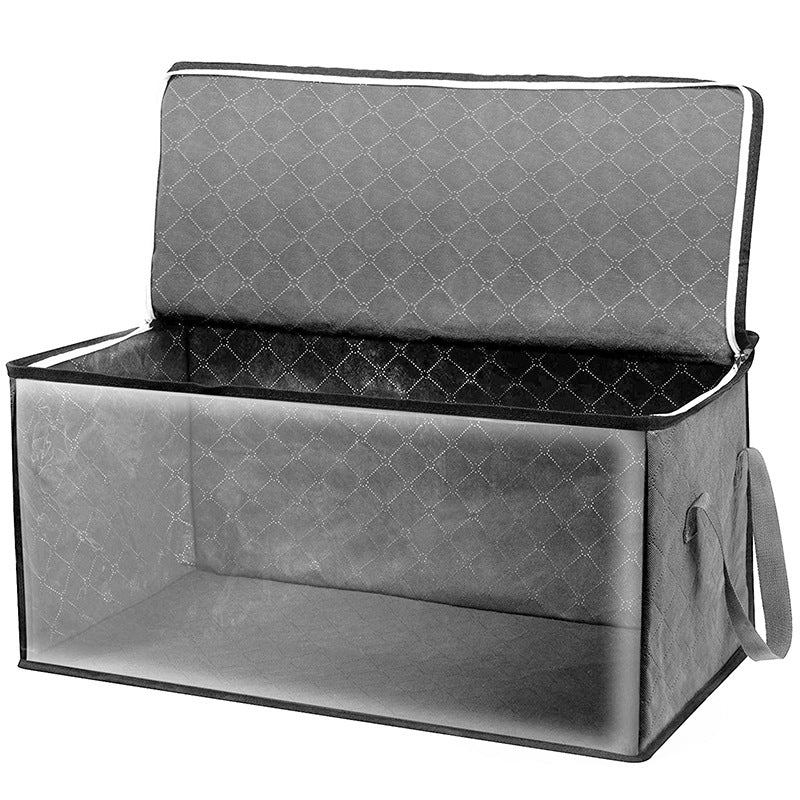 Non-Woven Storage Box Quilt Foldable Storage Bag Wardrobe Clothes Organizer Box Dust-Proof And Moisture-Proof