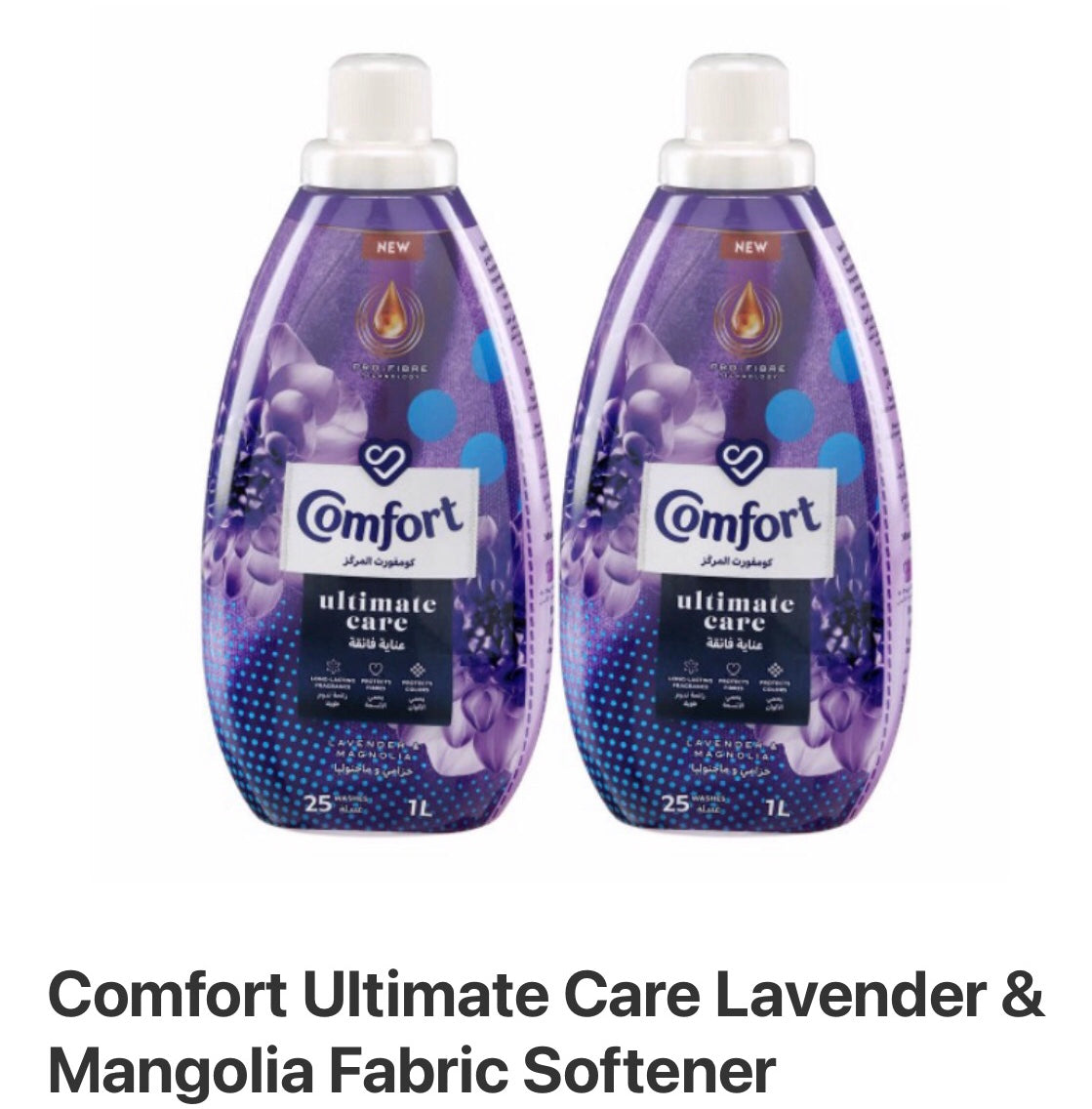 Comfort Ultimate care Lavender and Magnolia 2x1L