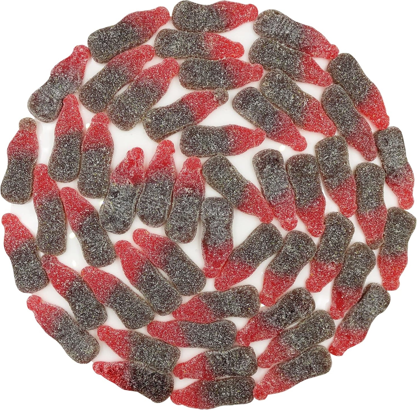 FirstChoiceCandy Gummy Cola Bottles (Sour Cherry, 2 Pound (Pack of 1))