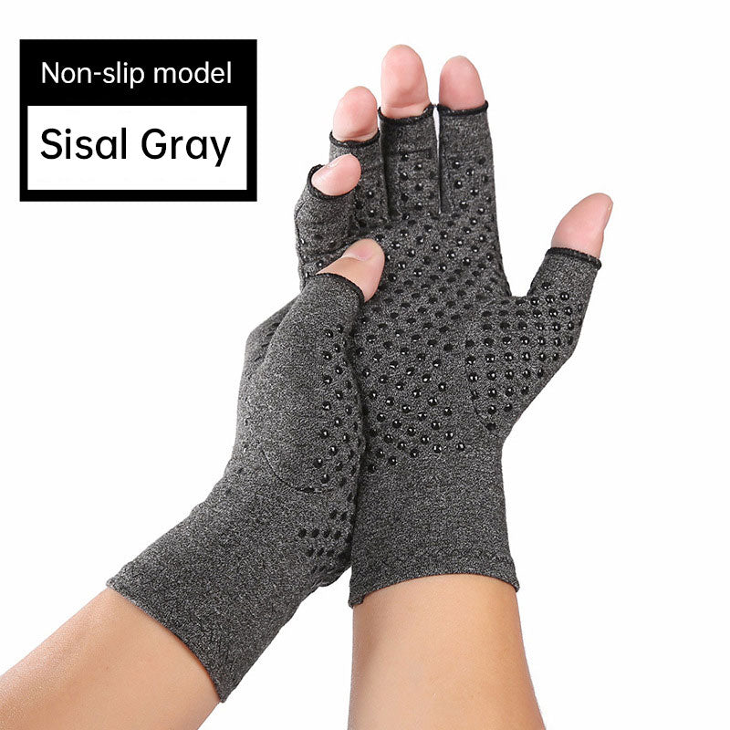 Outdoor Half Finger Pressure Gloves Riding Joint Care Rehabilitation Cycling Sports Fitness Gloves