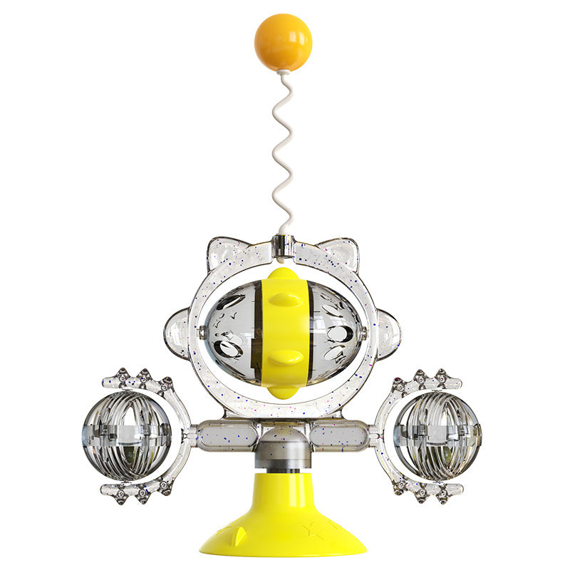 Turntable Funny Cat Stick Cat Toy