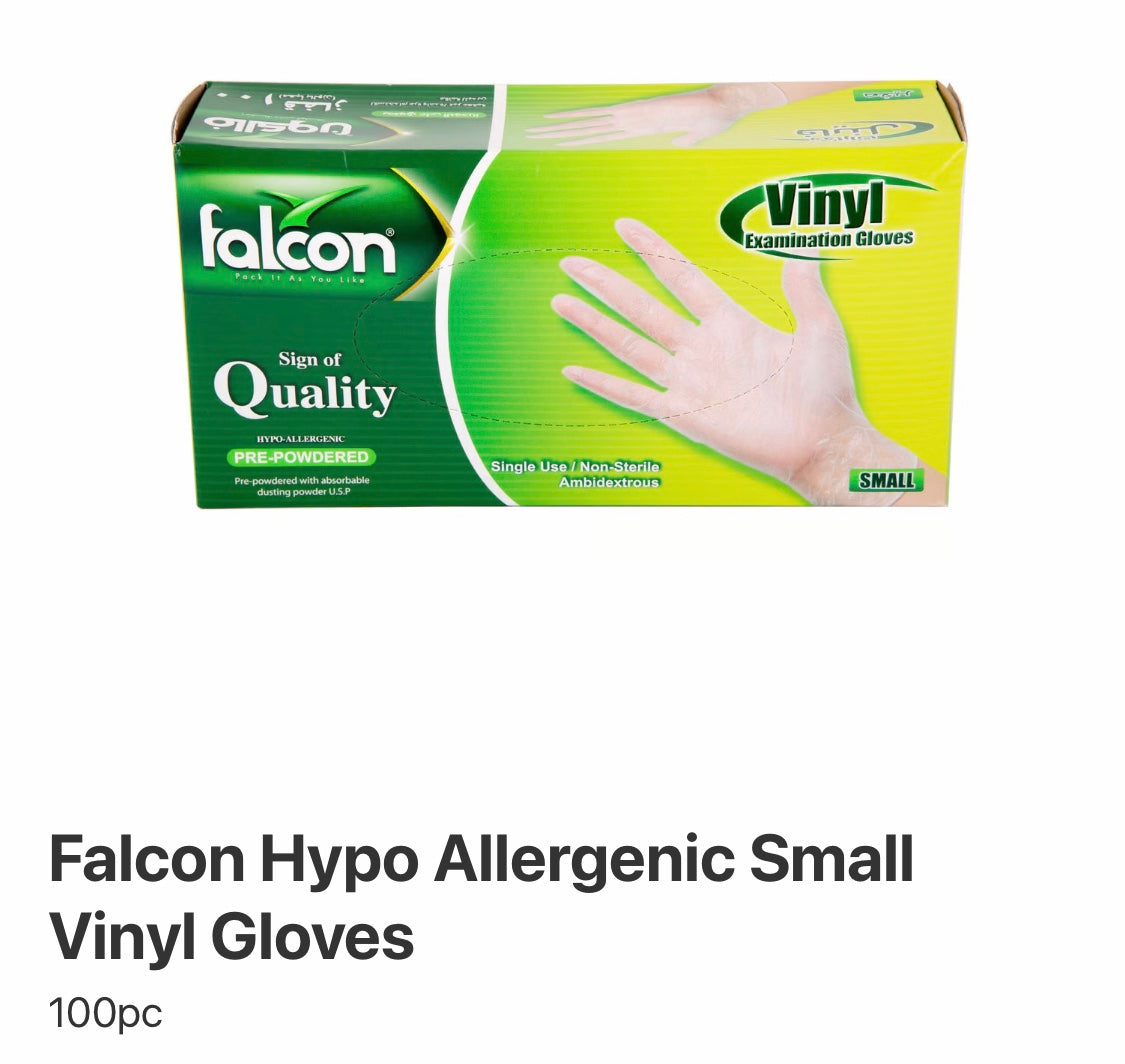 Falcon Hypo Allergenic gloves