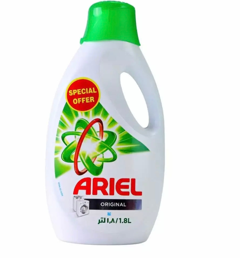 Ariel Original Liquid Laundry Detergent Gel - 1.8 L