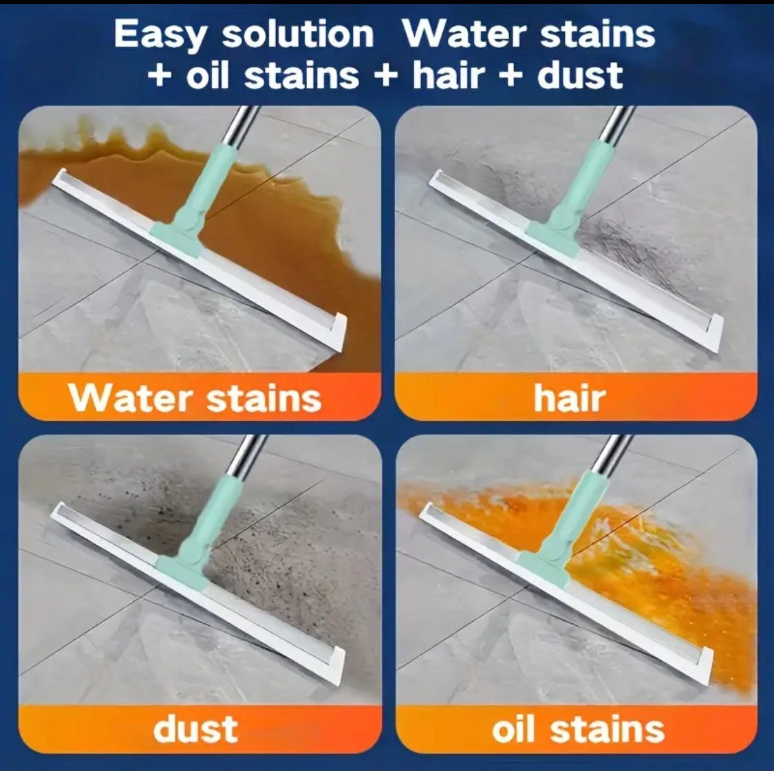 1set, Magic Broom, Floor Scraping Broom