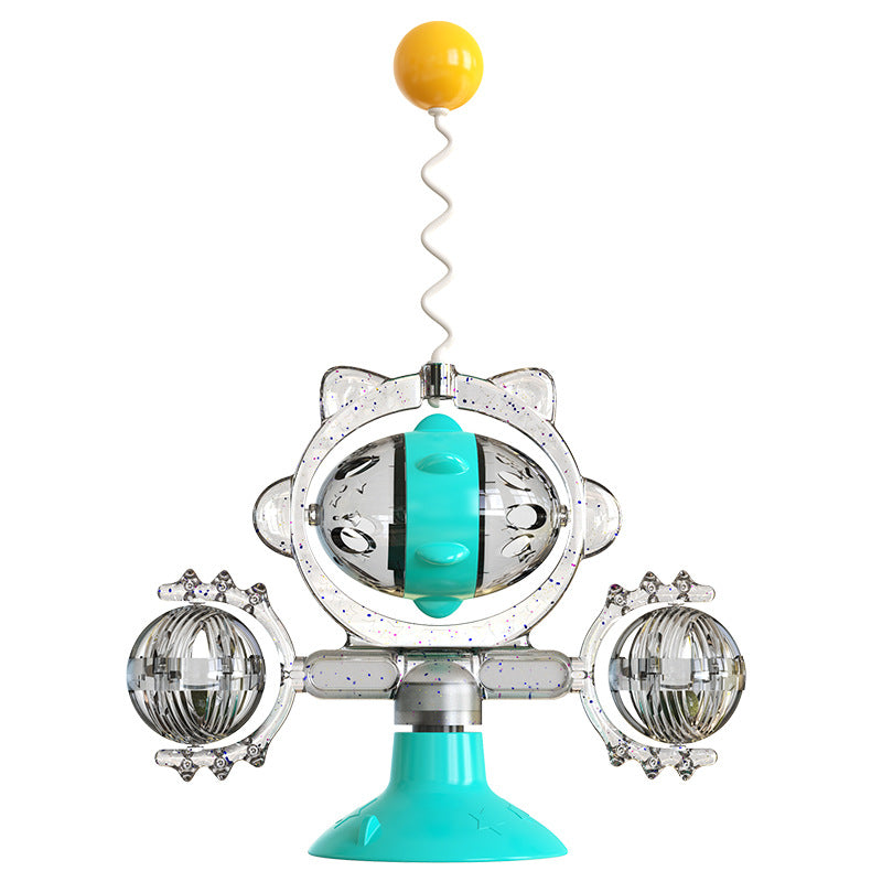 Turntable Funny Cat Stick Cat Toy