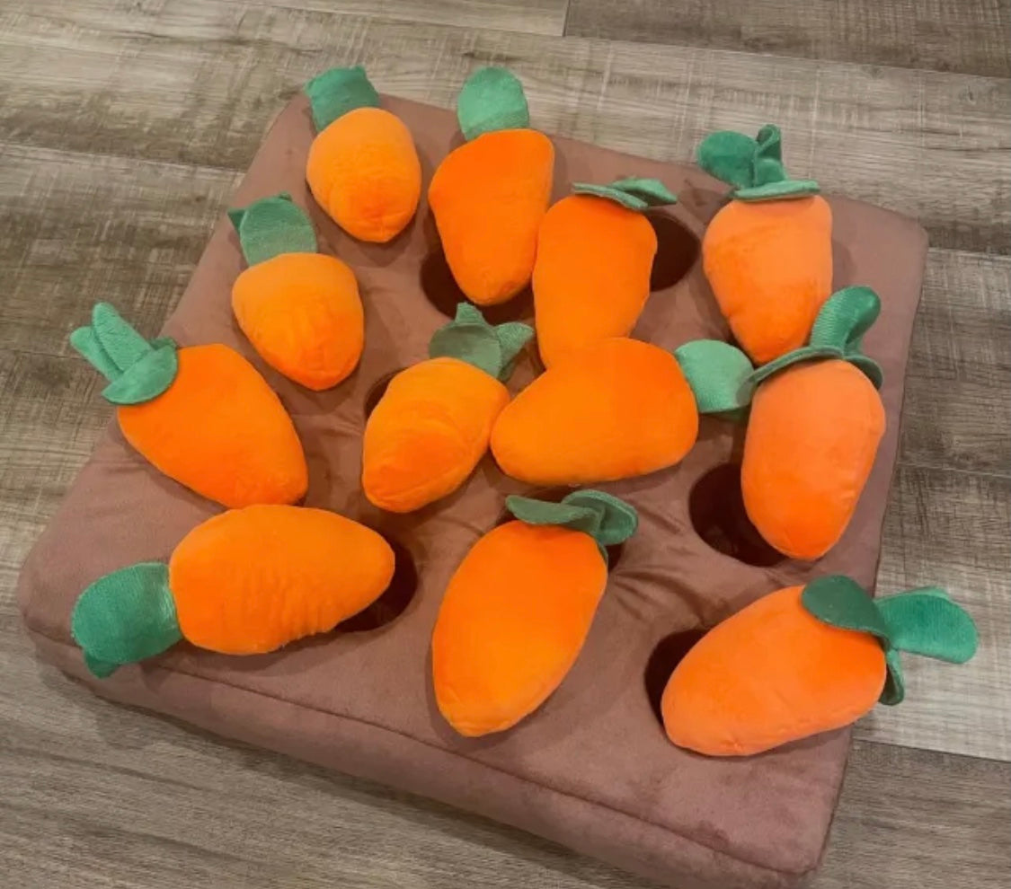Pet Dog Toys Carrot Plush Toy Vegetable Chew Toy For Dogs Snuffle Mat For Dogs Cats Durable Chew Puppy Toy Dogs Accessories
