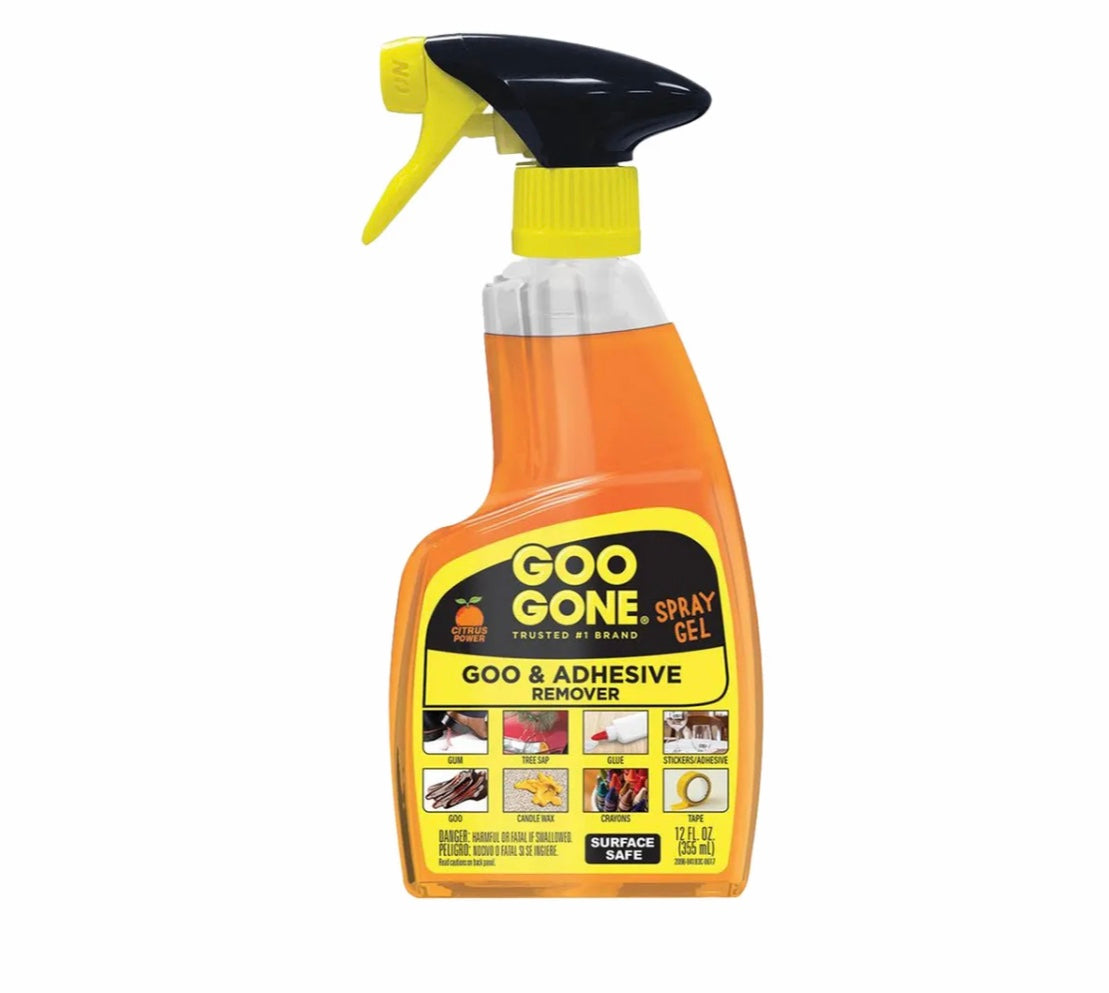 Goo Gone and adhesive