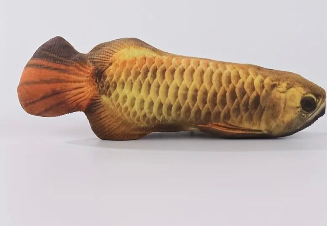 Fish Design Cat Teaser Plush Toy