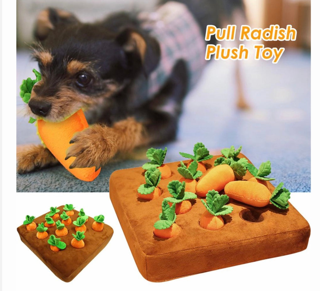 Pet Dog Toys Carrot Plush Toy Vegetable Chew Toy For Dogs Snuffle Mat For Dogs Cats Durable Chew Puppy Toy Dogs Accessories