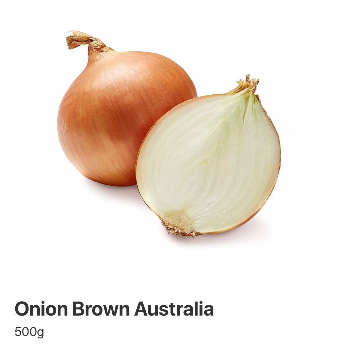Onion Brown Australia 500g
