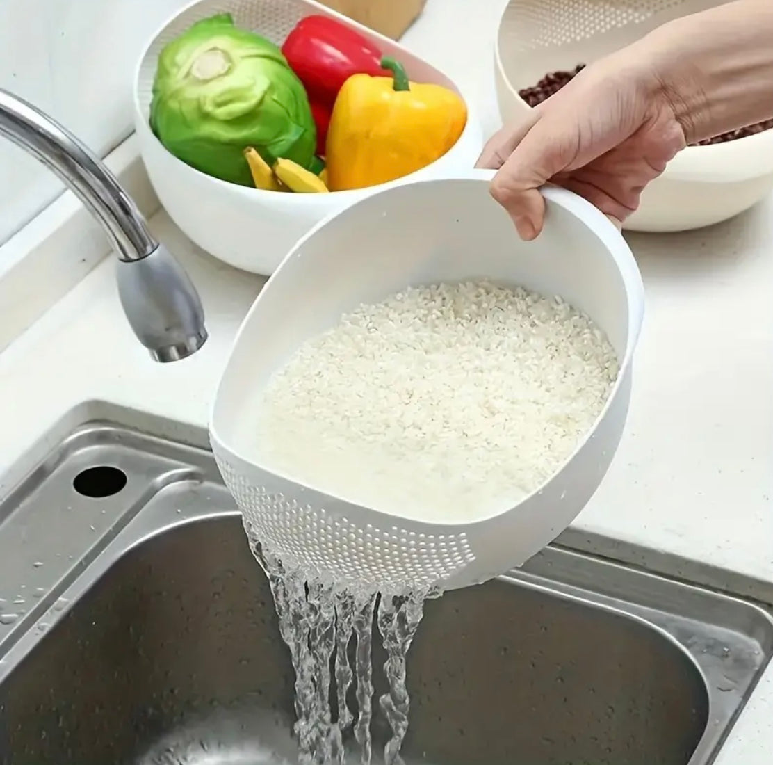 1pc Rice Washer Strainer