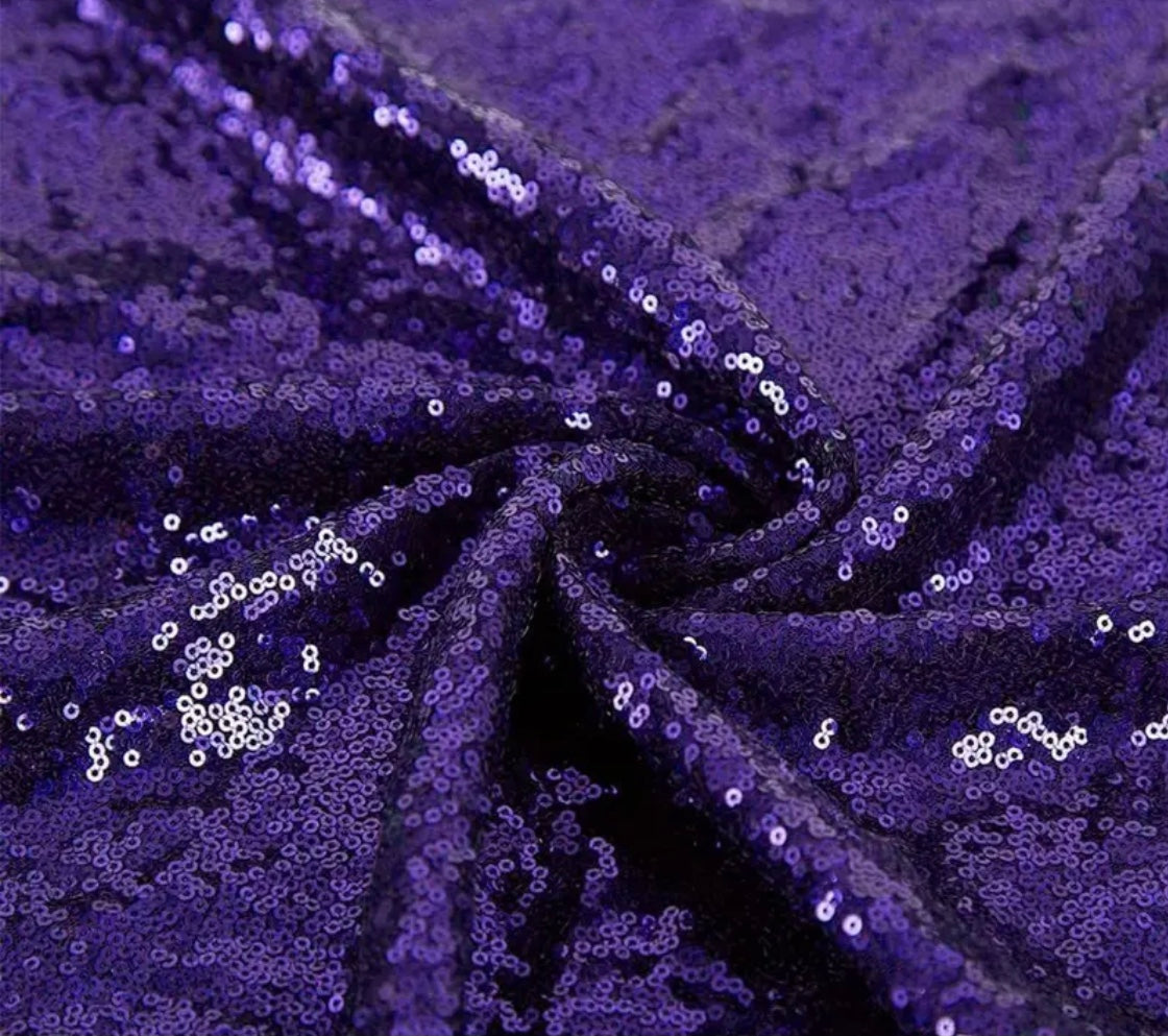 5yards X 129.54cm Sequin Fabric, Glitter And Shiny.