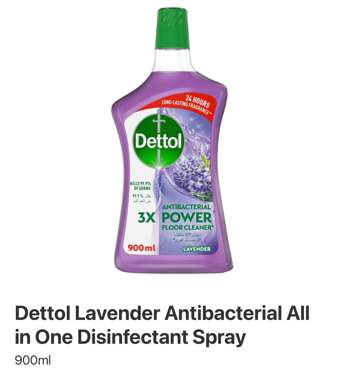 Dettol Lavender Antibacterial 900ml