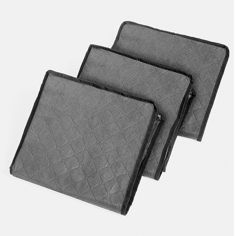 Non-Woven Storage Box Quilt Foldable Storage Bag Wardrobe Clothes Organizer Box Dust-Proof And Moisture-Proof