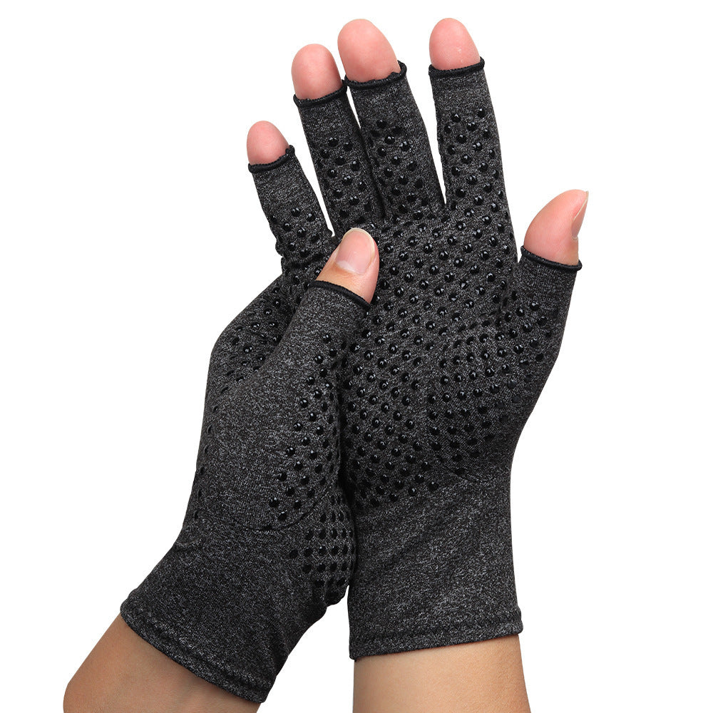 Outdoor Half Finger Pressure Gloves Riding Joint Care Rehabilitation Cycling Sports Fitness Gloves