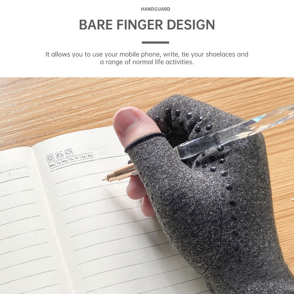 Outdoor Half Finger Pressure Gloves Riding Joint Care Rehabilitation Cycling Sports Fitness Gloves