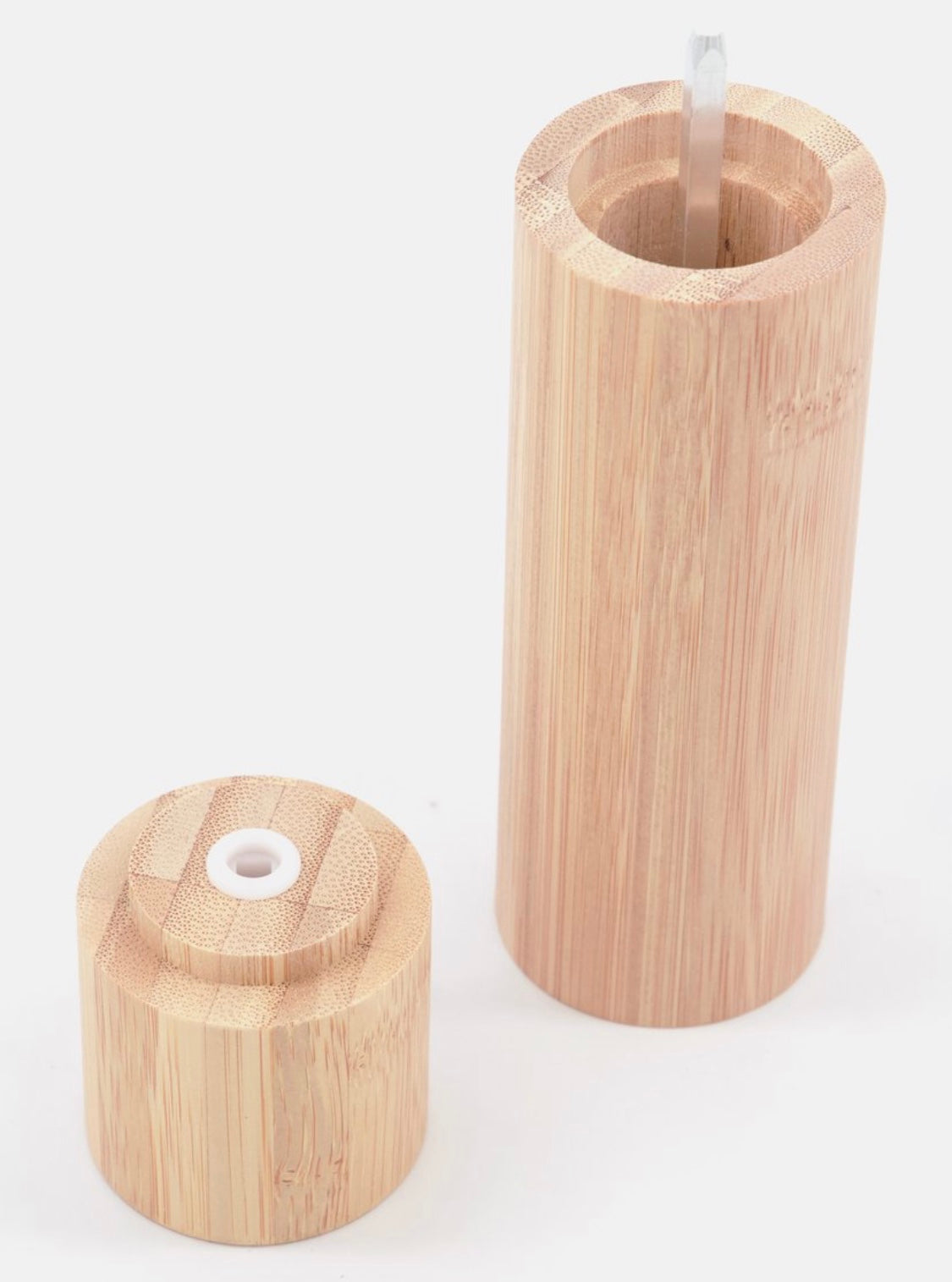 Brabantia wooden pepper or salt mill.