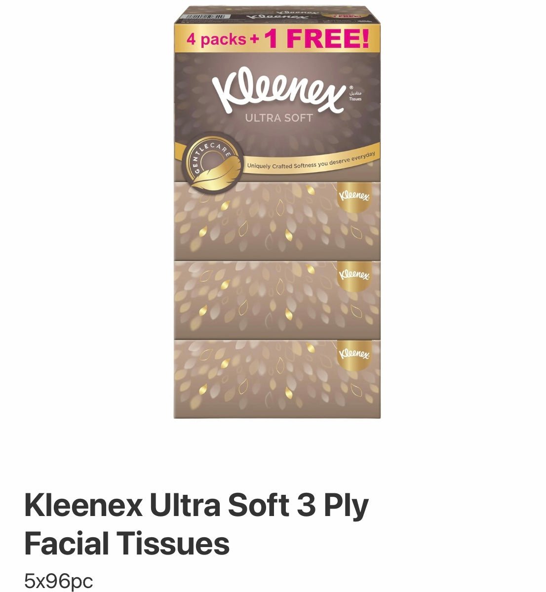 Kleenex Ultra Soft 3Ply Facial tissues