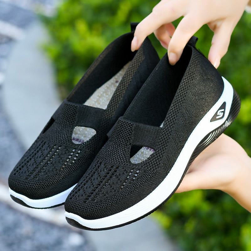 summer casual women's hollowed shoes comfortable breathable shoes