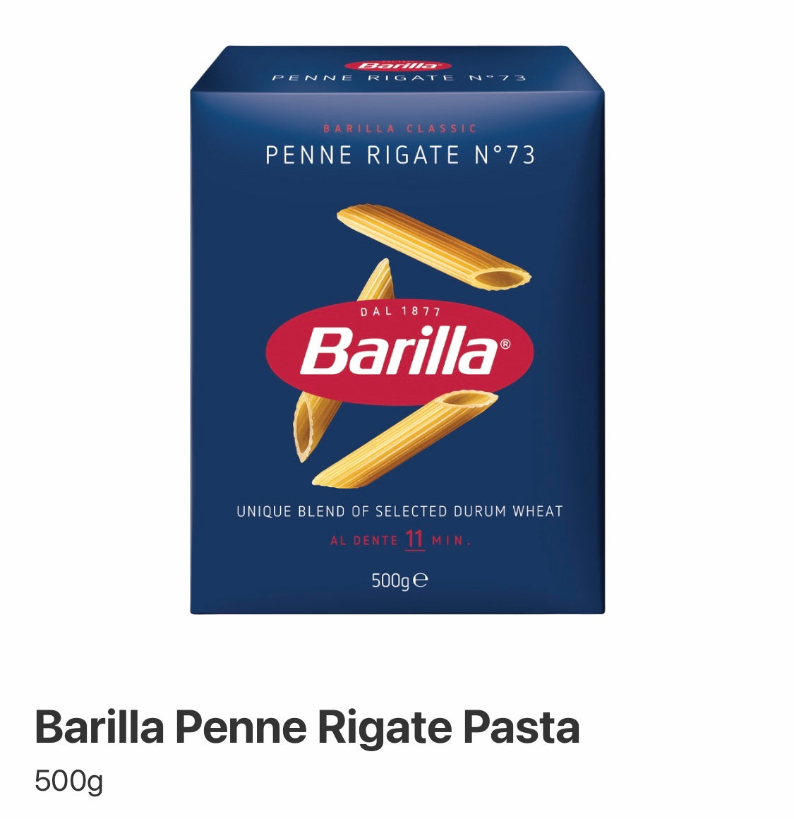 Barilla Penne Rigate Pasta