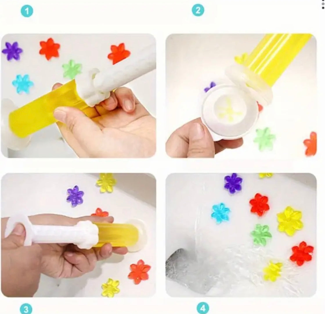 9pcs Toilet Gel, Toilet Bowl Gel Stamp 9 Kinds Of Scent Toilet Cleaner Gel Stamp Kit Air Freshener Flower Fragrance Bathroom Deodorizer Bowl