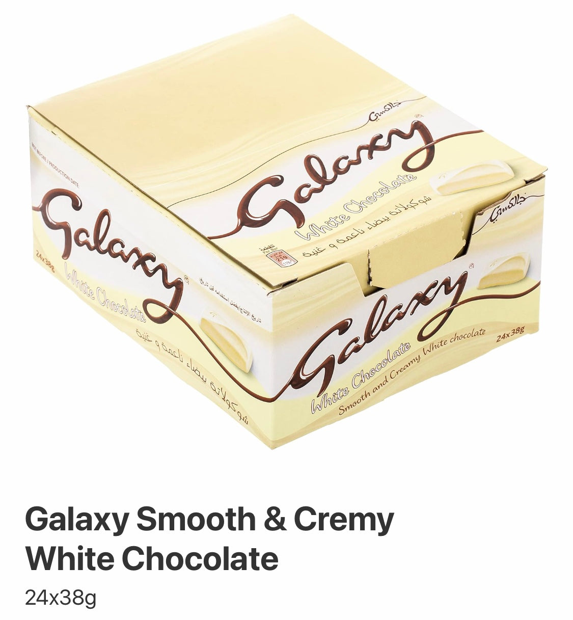 Galaxy smooth white Chocolate