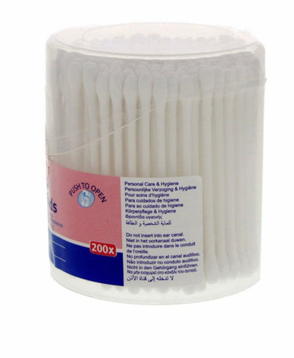 Tippy’s cotton buds 200 white buds.