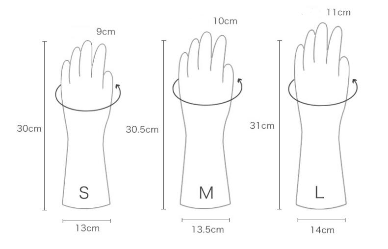 2 Pairs Dishwashing Gloves