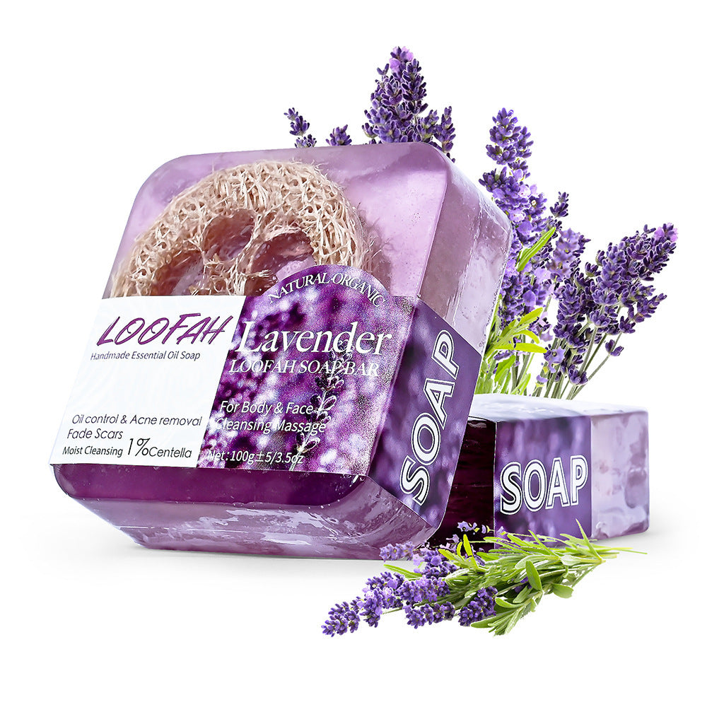 Transparent Handmade Plant Essential Oil Soap