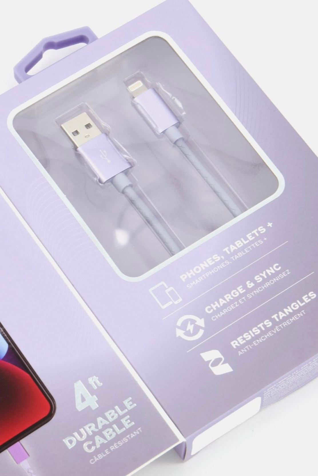 Lightning cable USB-A 4ft