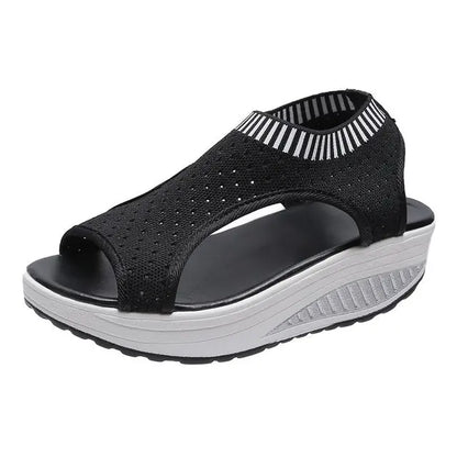 Plus Size Sandalen Vrouwen  Mode Casual Platform Schoenen Vrouwen Schoenen Comfort Zomer Zachte Sport Sandalen Ademende Sneakers