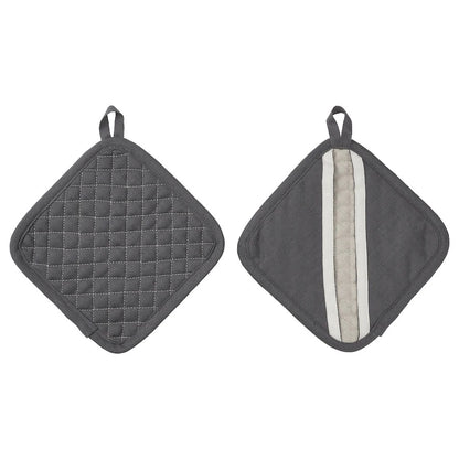 MARIATHERES
Pot holder, grey/beige, 19x19 cm