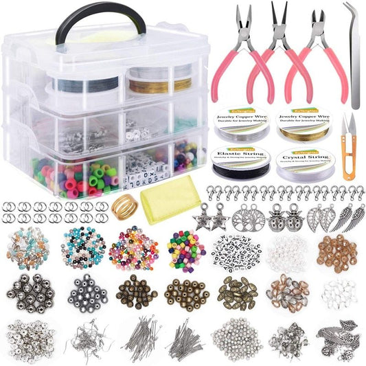 1171pcs crystal beads material
