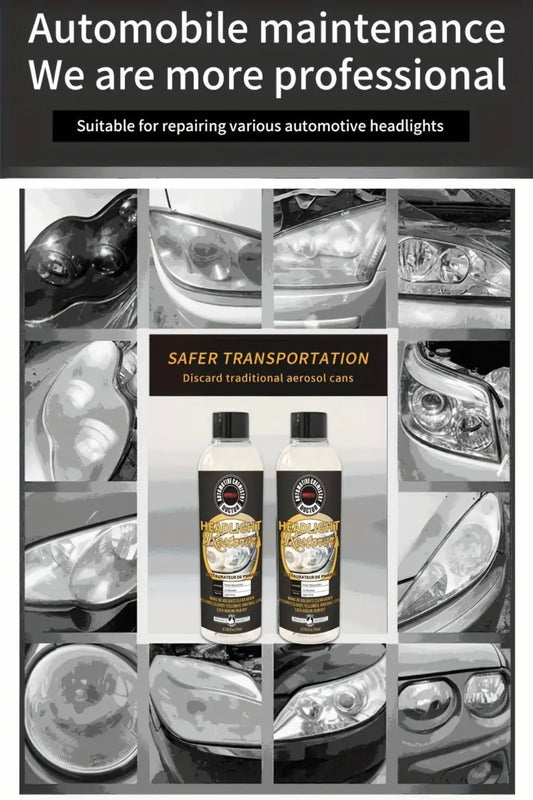 250ml Car Headlight Repair Polishing Kit Headlight Scratch-resistant.