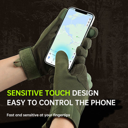 Tactical Gloves Outdoor Sports Mountaineering Training Fitness Gloves Motorcycle Riding Anti-skid Touch Screen Gloves