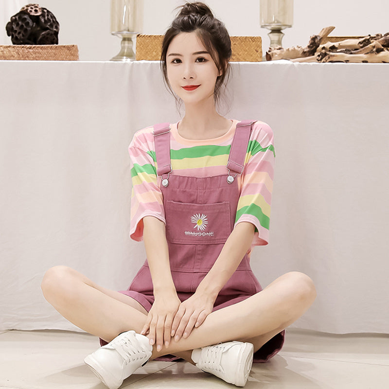 Denim Overalls For Girls And Big Children's Summer Clothes