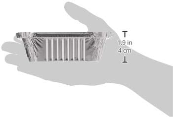 Hotpack Disposable Food Storage, Food Packaging, Aluminium Container 250cc, 10 Pieces