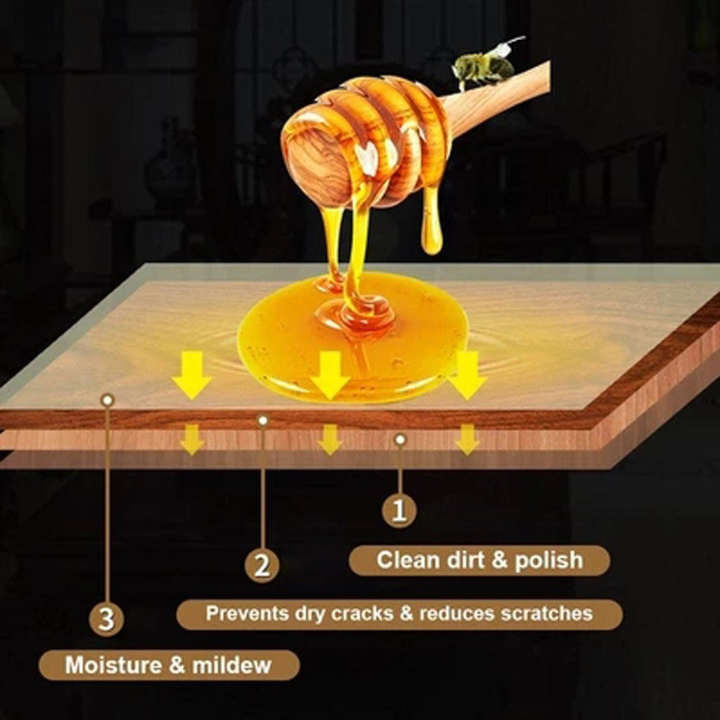 1 pcs Wood Seasoning Beewax Wood Care Wax Solid Wood Maintenance Cleaning Polished Waterproof Wear-Resistant Wax Furniture