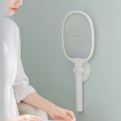 New Household Appliances Mosquito Killer Two-In-One Rechargeable USB Mosquito Killer Lamp Fly Swatter Purple Light Trap