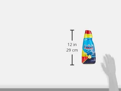 Finish All in One Max Dishwasher Gel, Lemon Sparkle, 1L