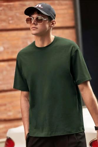 Polo Republica Men's Pack Of 5 Basic Regular fit Short Sleeve T-Shirt, Casual Combed Cotton Tee Shirts