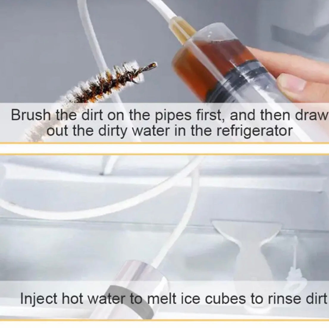 5pcs/set, Refrigerator Drain Hole Clog Remover