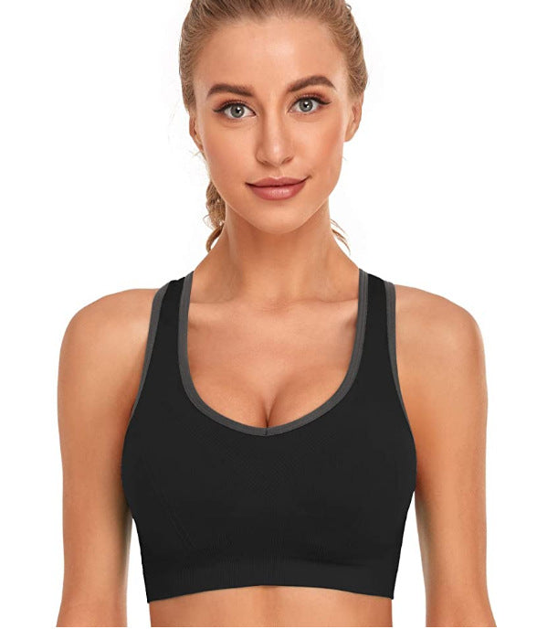 Beautiful Back Sports Underwear Women's Quick Drying Yoga Underwear Shock Absorption Sports Vest High Intensity Sports Bra