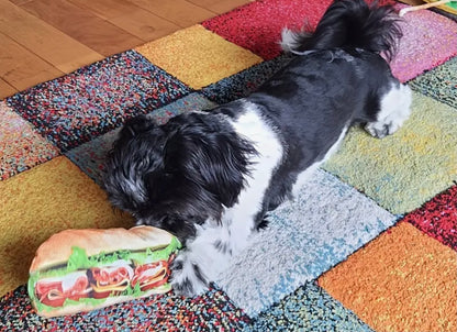 Appetizing Sandwich Plush Squeaky Toy