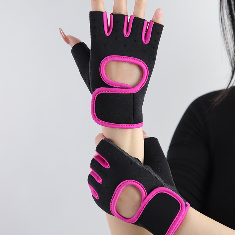 Men's And Women's Sports Cycling Fitness Half Finger Gloves Rock Climbing Mountaineering Racing Shooting Outdoor Fitness Gloves