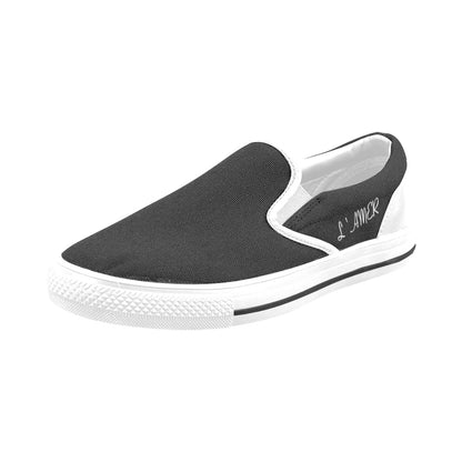 Men's Slip-on Canvas Shoes (Model 019)