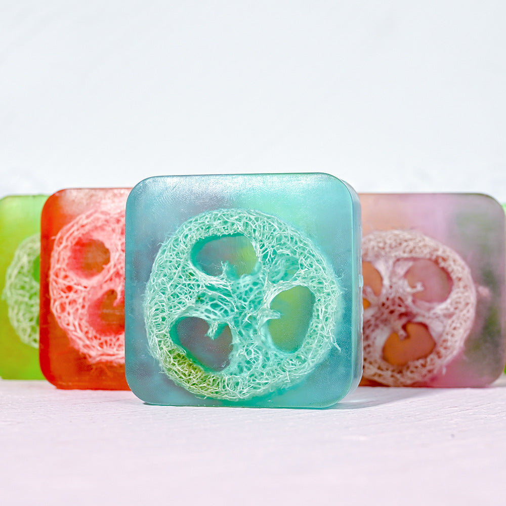 Transparent Handmade Plant Essential Oil Soap