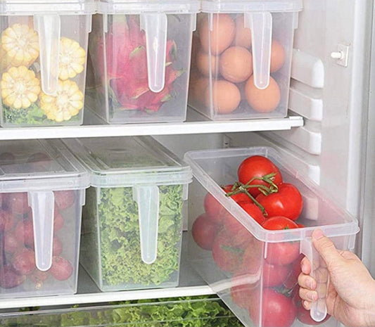 Fridge Storage organizer with handle 29.5x15.5x14