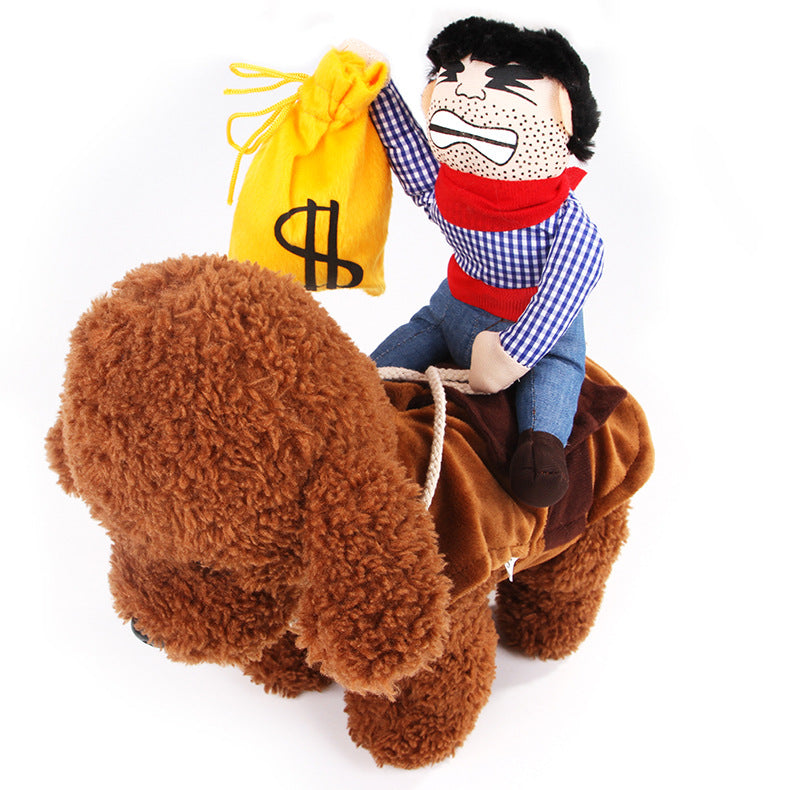 Pet Cowboy Horse Riding Transfiguration