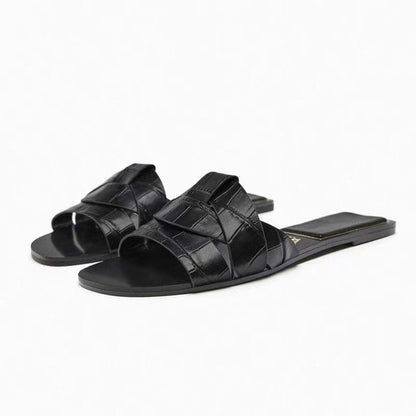 European and American style women's shoes, flat sandals, comfortable outer wear, simple style women's shoes